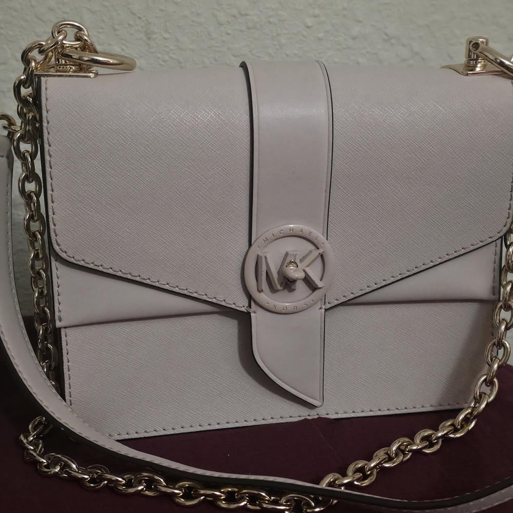 Michael Kors Light Beige Crossbody Bag